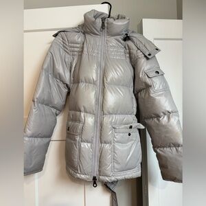 Martin + Osa Light Gray Puffer Jacket
